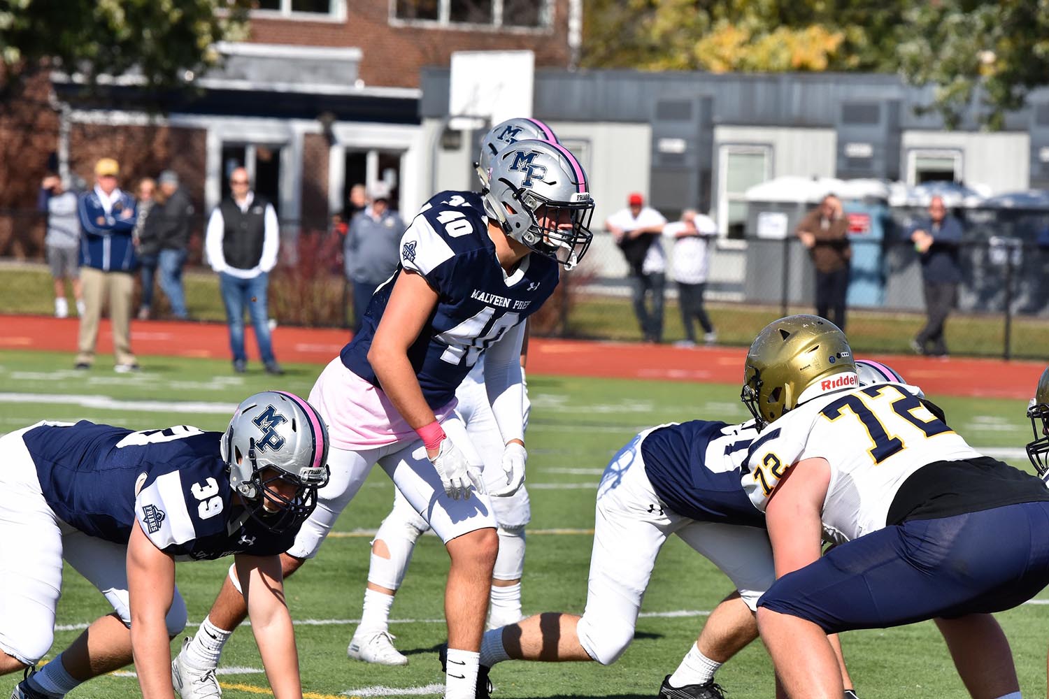 Malvern Prep Football vs William Penn About to get in the backfield!
