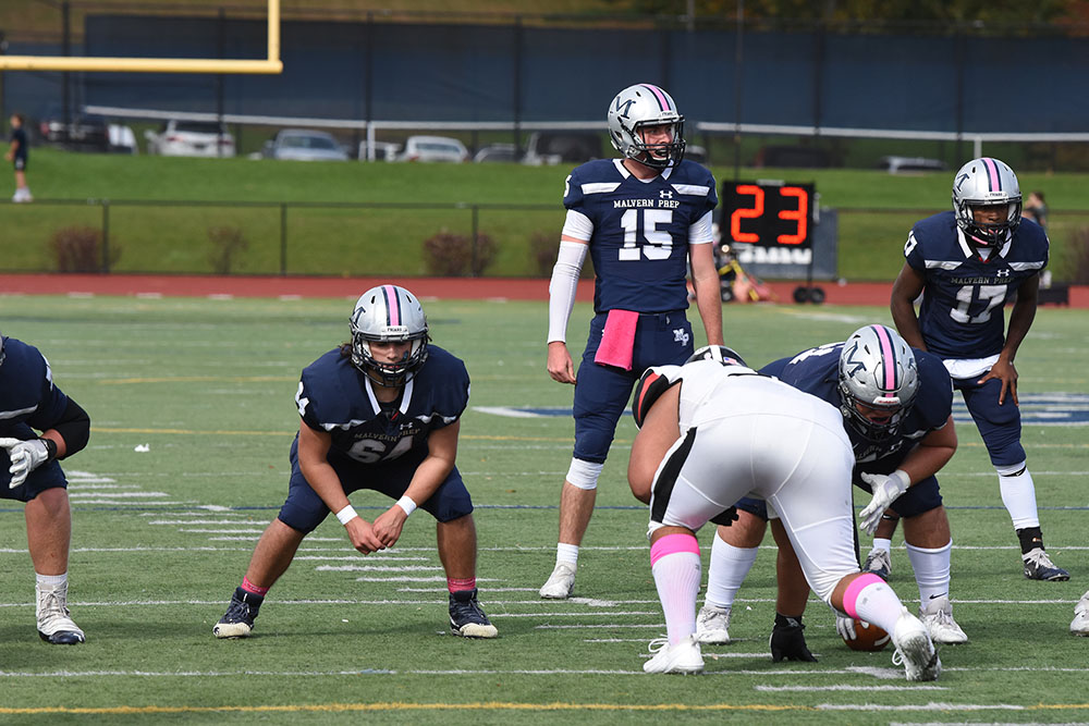 Malvern Prep vs Penn Charter Running through a tackle!