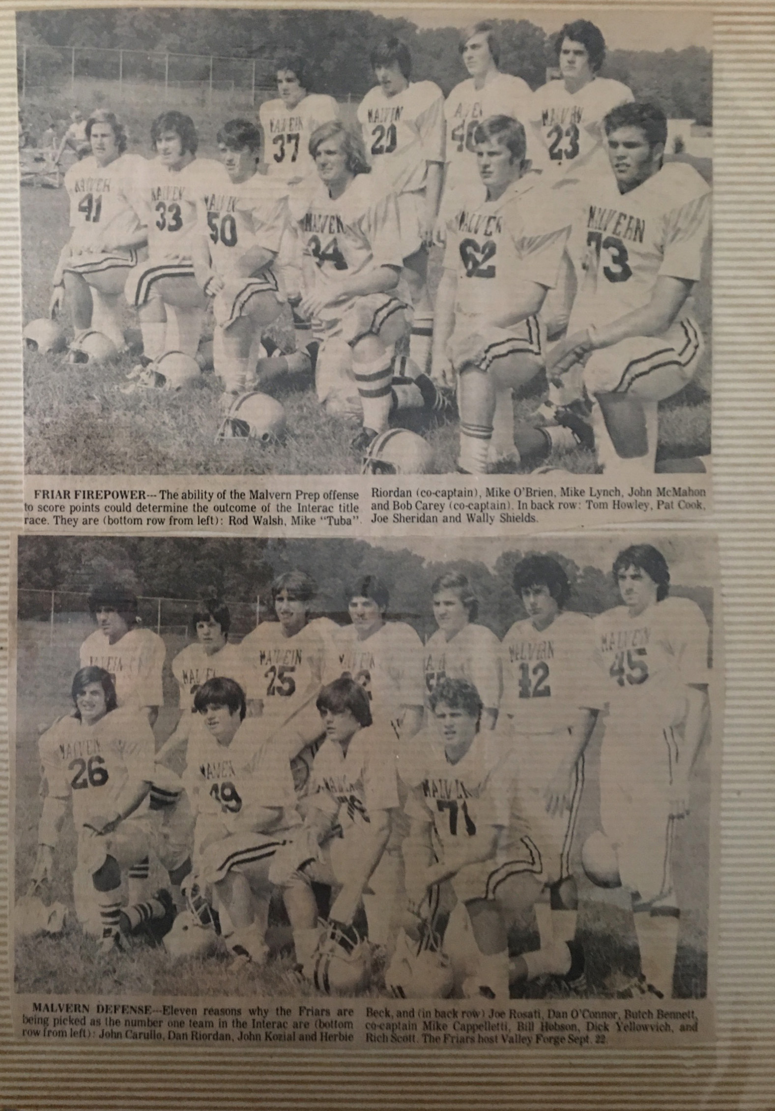 1972 Offense and Defense